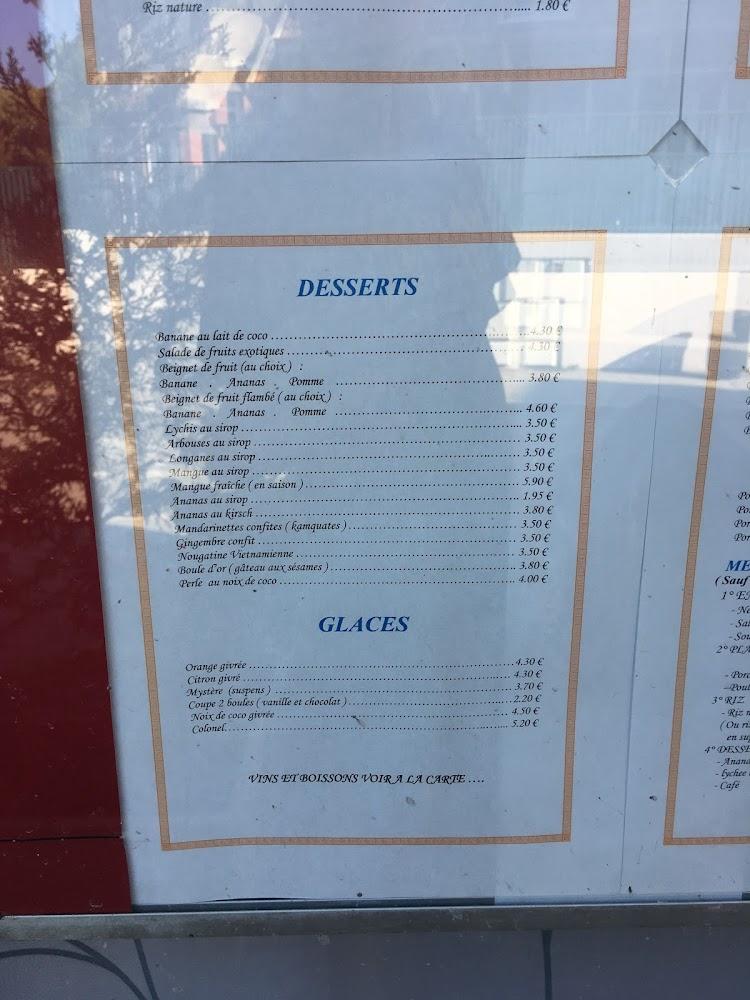 Restaurant Le Phénix d'Or - Menu Image 3